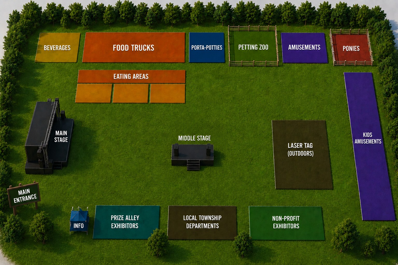 Event Area Map - Festvial 2026